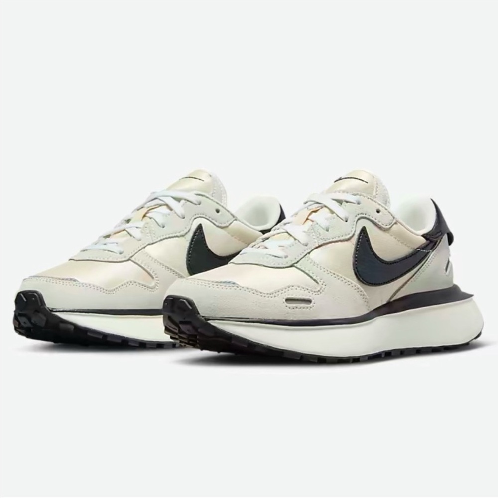 Nike Satin Cream and Black Phoenix Waffle